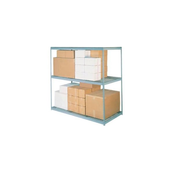 Global Equipment High Capacity Wire Deck Shelf 72"W x 36"D - Gray 716302 - main